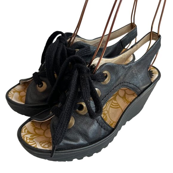 Fly London wedge sandals - Picture 1 of 12